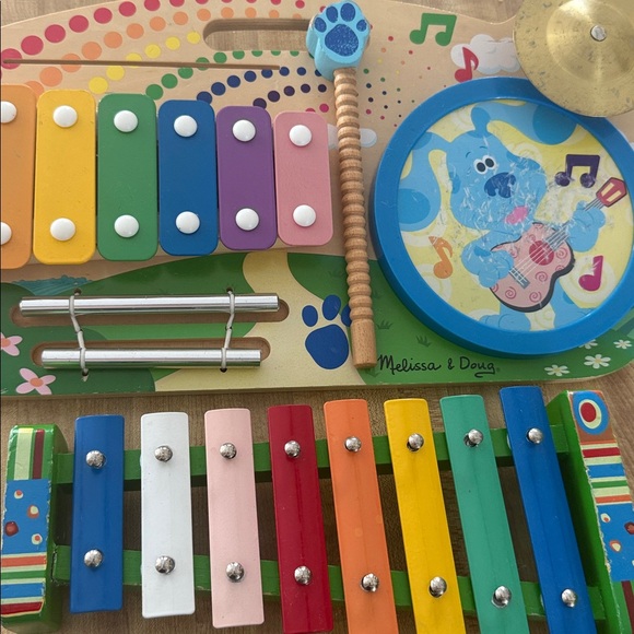 Melissa & Doug Blue's Clues & You! Wooden Music Maker Board & Xylophone - Picture 5 of 5